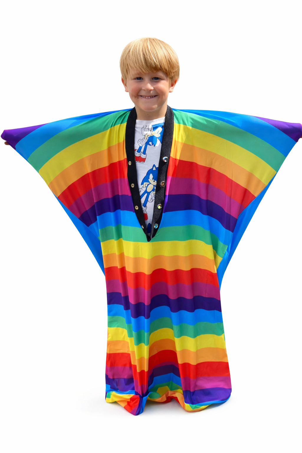 Sensory Hugs Rainbow Body Sock – Stretchy Lycra Sensory Body Sock for Deep Pressure & Sensory Play - Image 3