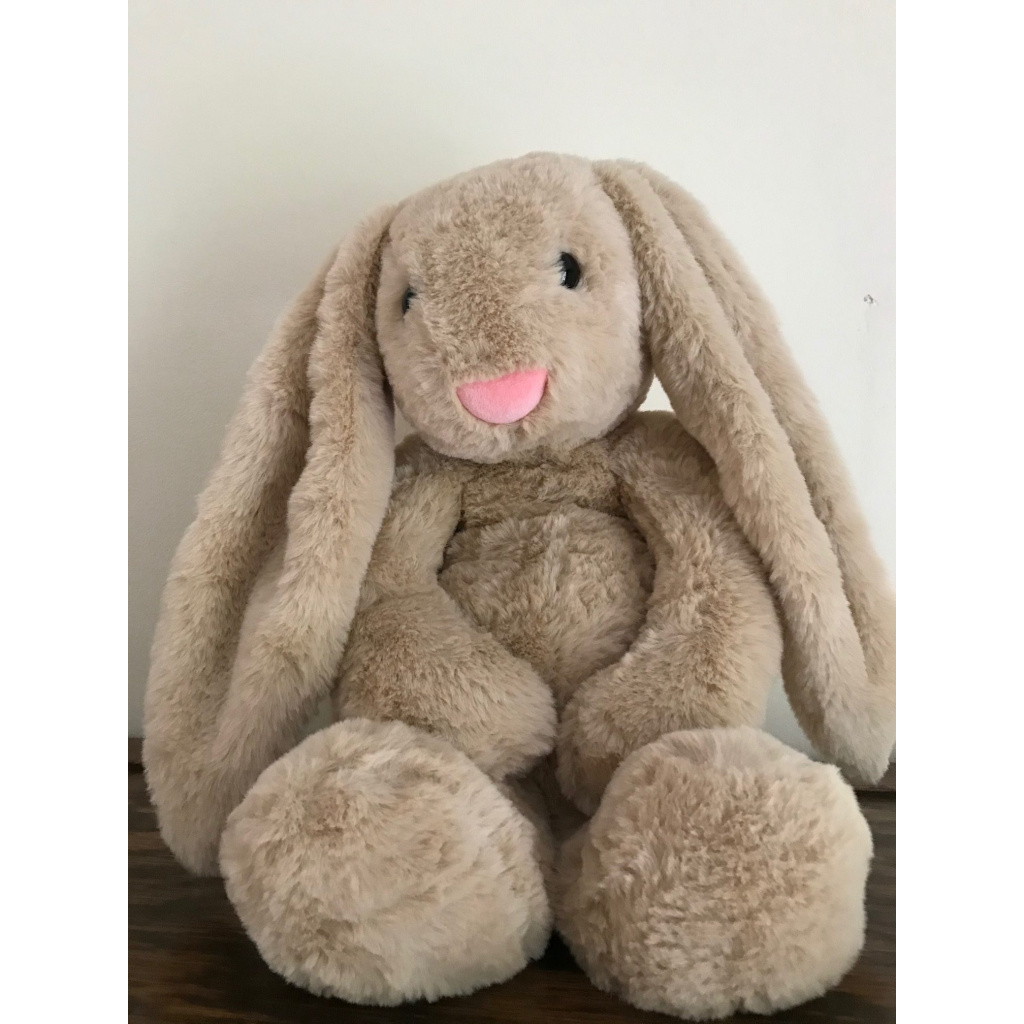 Weighted Beautiful Brown Rabbit. 35cm 4lb with or without personalised ...