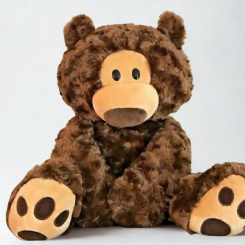 🧸 Weighted Brown Bear 35cm (4lb) – Personalised Jumper Available