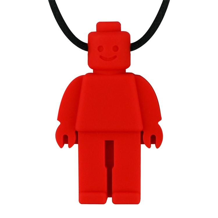 Sensory Figure / Toy Man Design Chew Necklace - Sensory Hugs