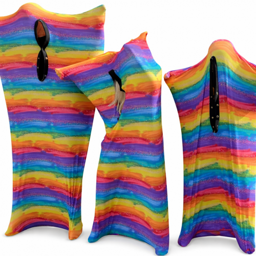 Sensory Hugs Glitter Body Sock – Stretchy Lycra Sensory Body Sock for Deep Pressure & Sensory Play