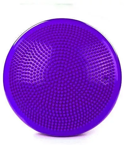 Wiggle Seat / Wobble Cushion. Purple & Blue. 32cm.