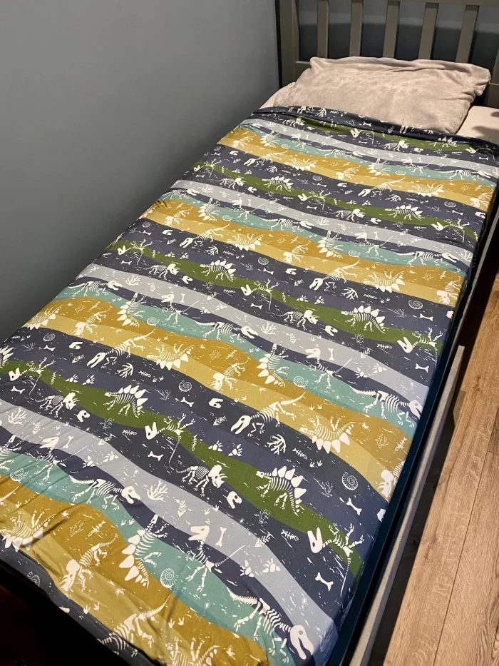 Sensory Compression Sheet. Dinosaur 92% Cotton 8% Lycra. Single, Small Double, Double & King Size. - Image 2