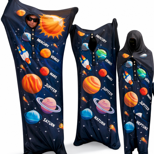 Sensory Hugs Planet Body Sock – Stretchy Lycra Sensory Body Sock for Deep Pressure & Sensory Play