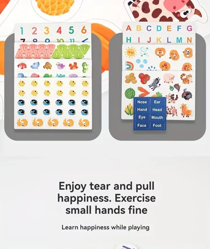 Busy Books. Look Animals, Hello Dinosaur & Go Vehicle. Build Fine Motor Skills. - Image 8