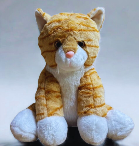 🐈 Weighted Cuddly Cat 4lb (35cm) – With Zip & Removable Microwaveable Warm Sack