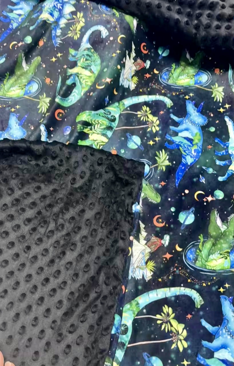 COMING SOON. Weighted Blanket with removeable, washable DINOSAURS cover. 7lb. Anxiety Relief, Heavy Sensory Blanket, Heavy Comforter, Sleep Helper.