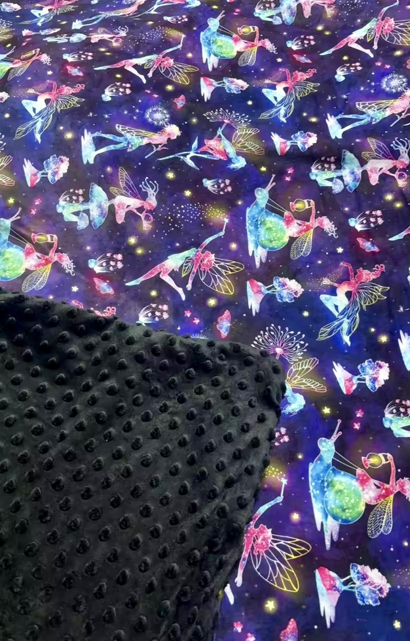 COMING SOON. Weighted Blanket with removeable, washable FAIRIES cover. 7lb. Anxiety Relief, Heavy Sensory Blanket, Heavy Comforter, Sleep Helper.